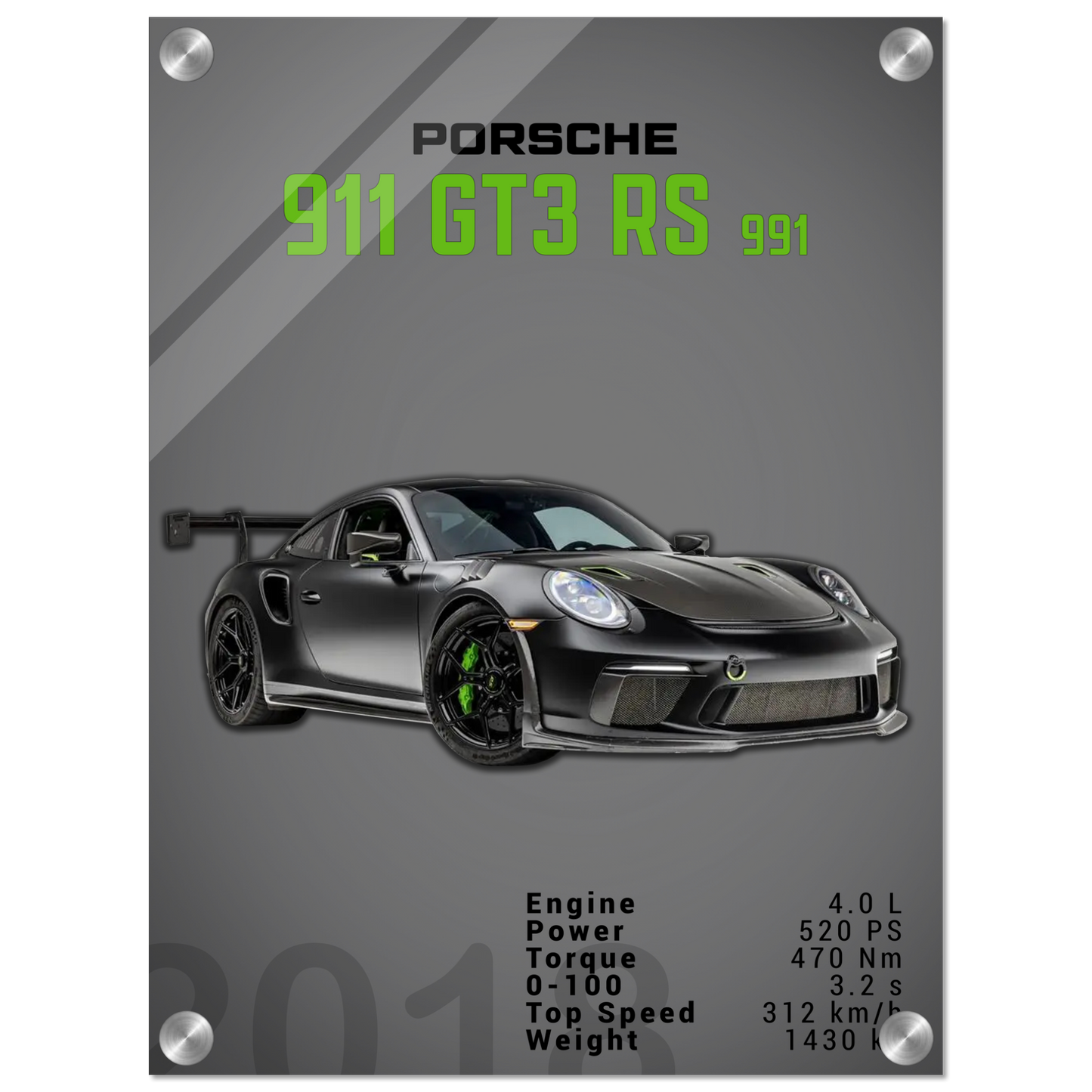 Porsche 991 (991) GT3 RS (PORSCHE07D)