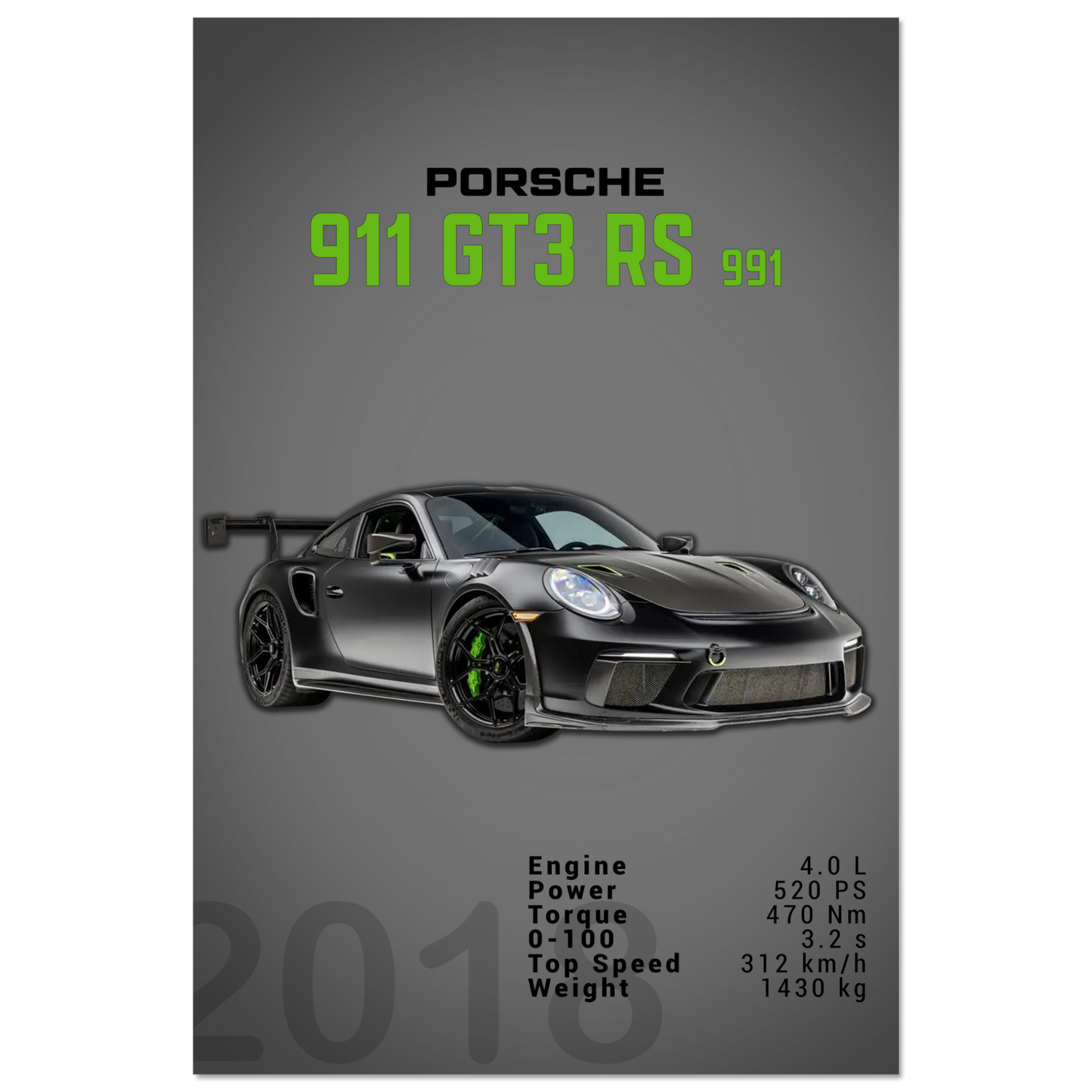 Porsche 991 (991) GT3 RS (PORSCHE07D)