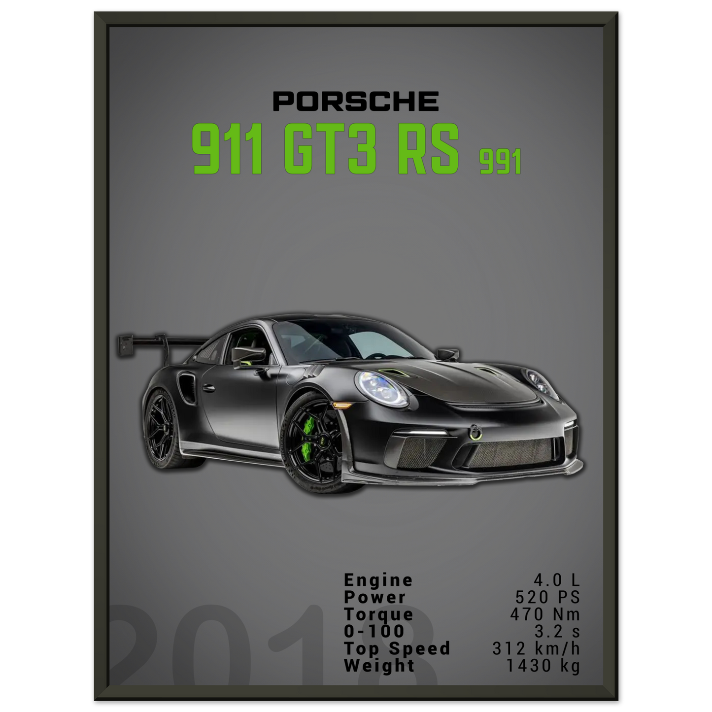 Porsche 991 (991) GT3 RS (PORSCHE07D)