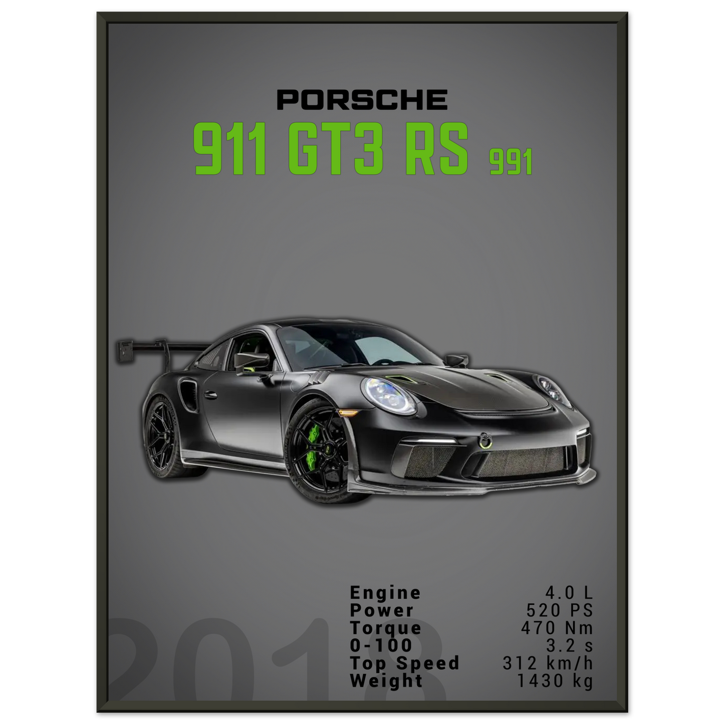 Porsche 991 (991) GT3 RS (PORSCHE07D)