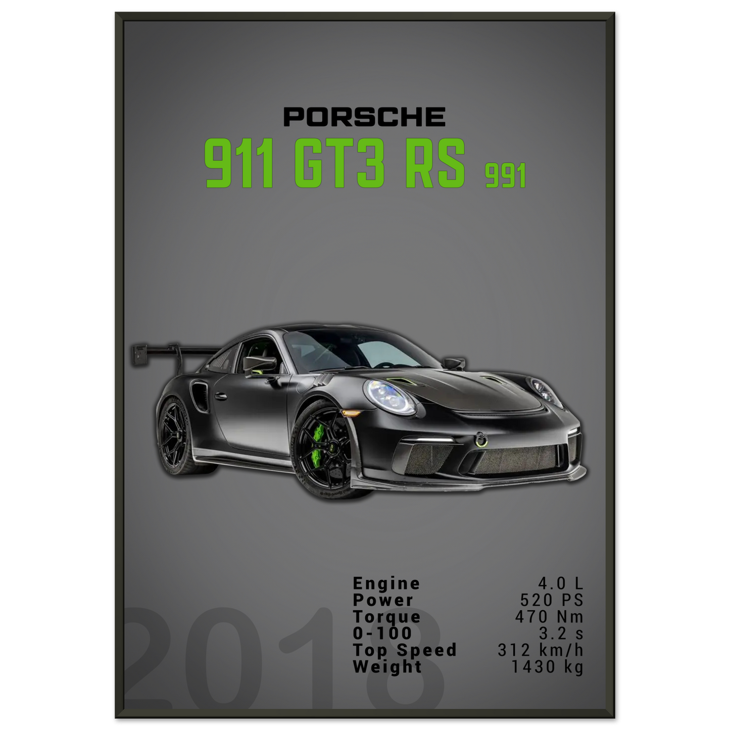 Porsche 991 (991) GT3 RS (PORSCHE07D)