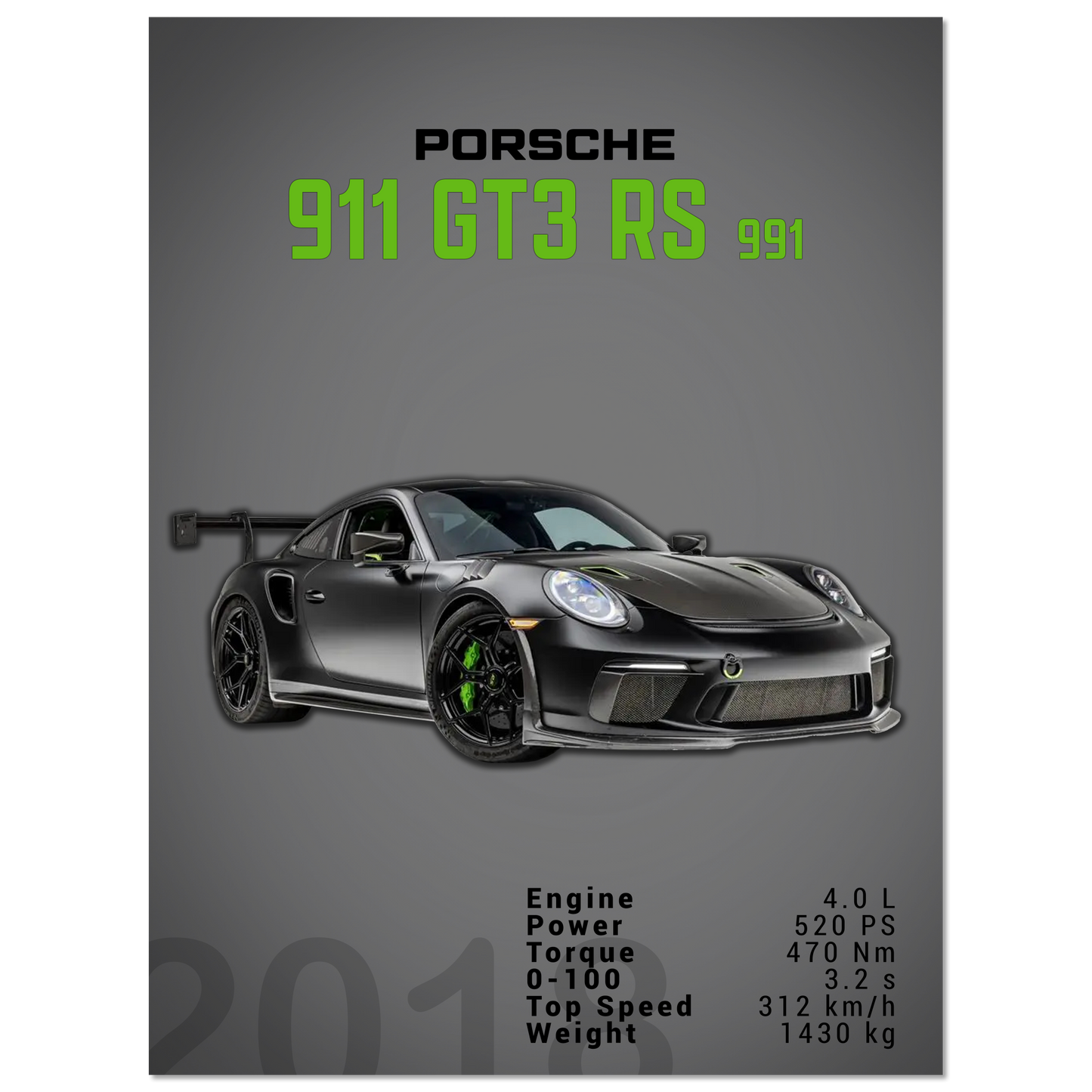 Porsche 991 (991) GT3 RS (PORSCHE07D)