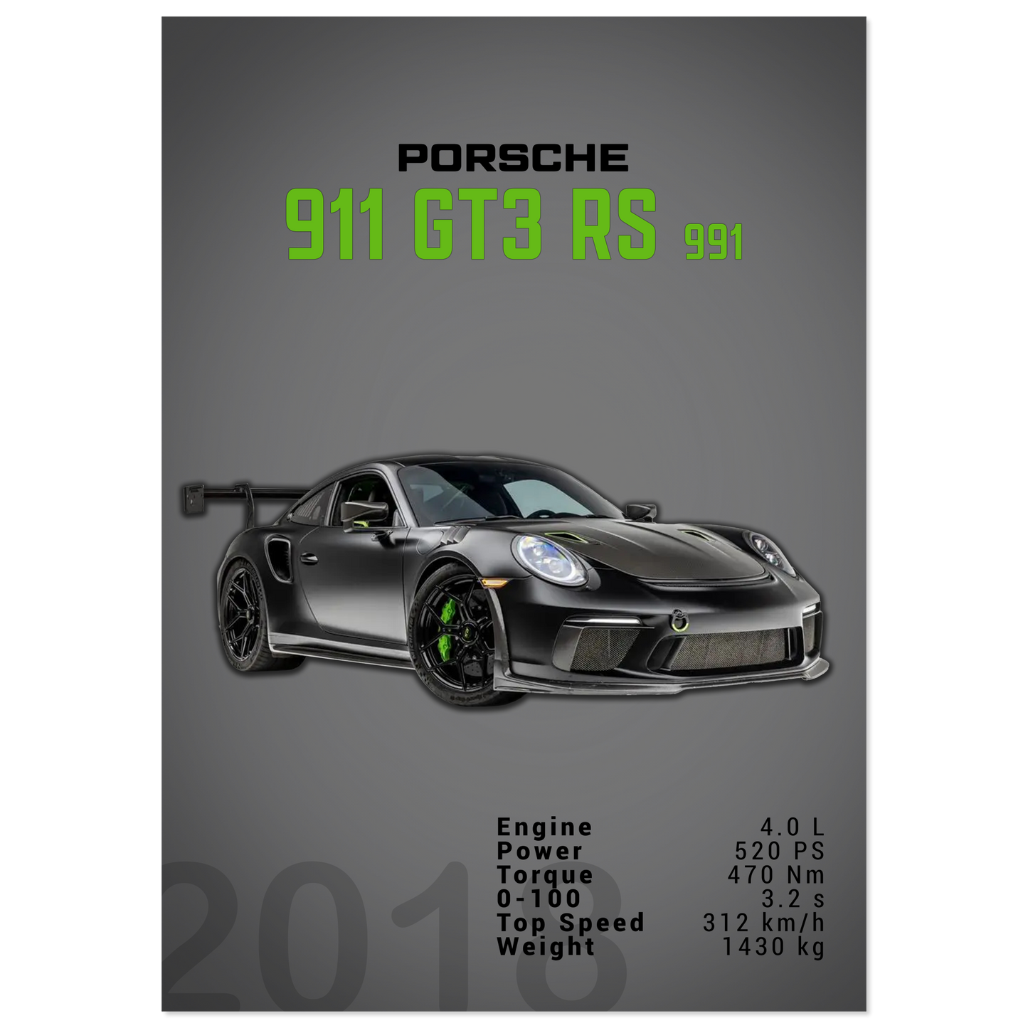 Porsche 991 (991) GT3 RS (PORSCHE07D)