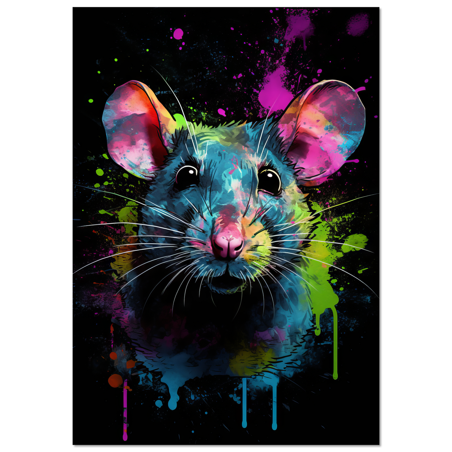 Ratte Pop-Art (RAT02)