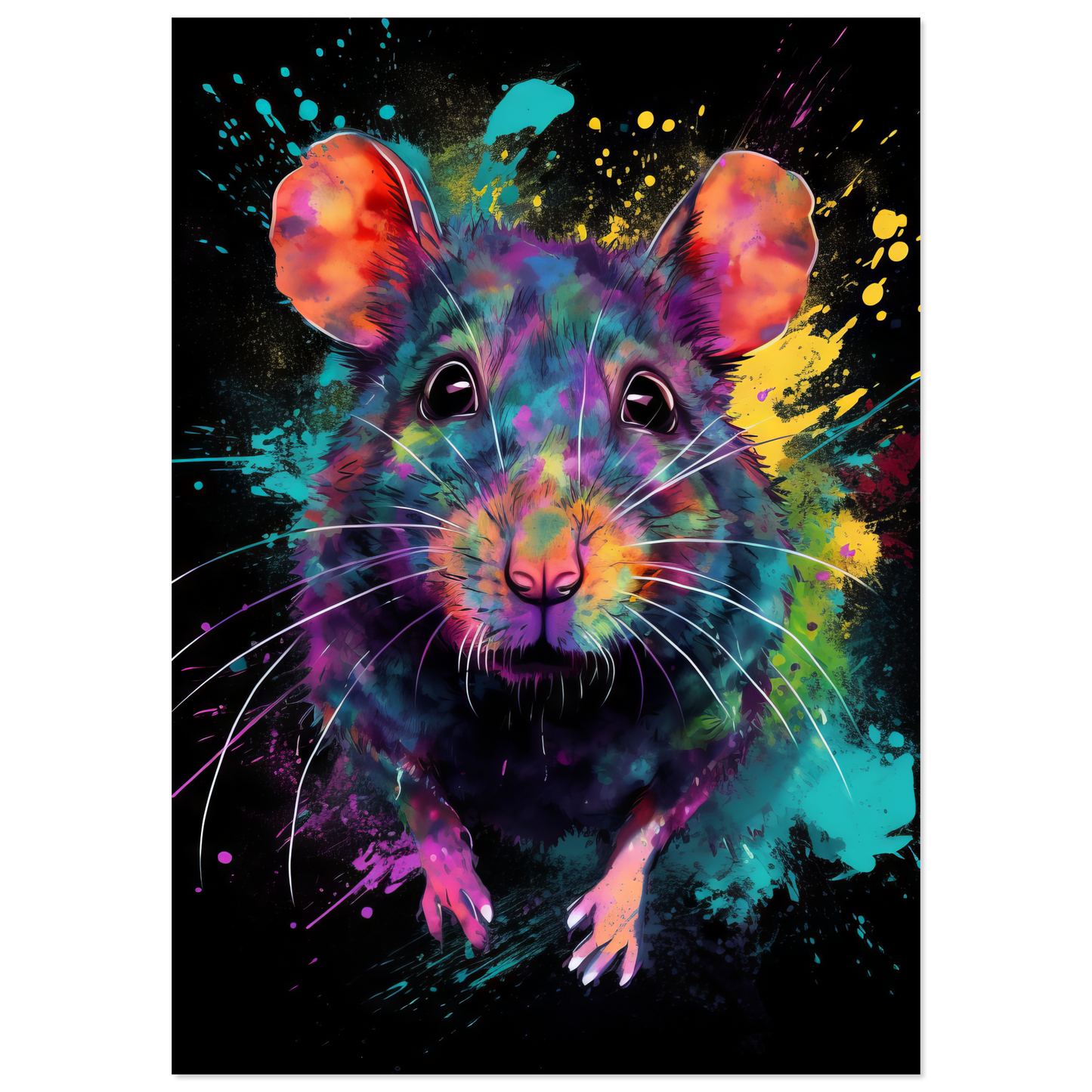 Rat pop art (RAT04)
