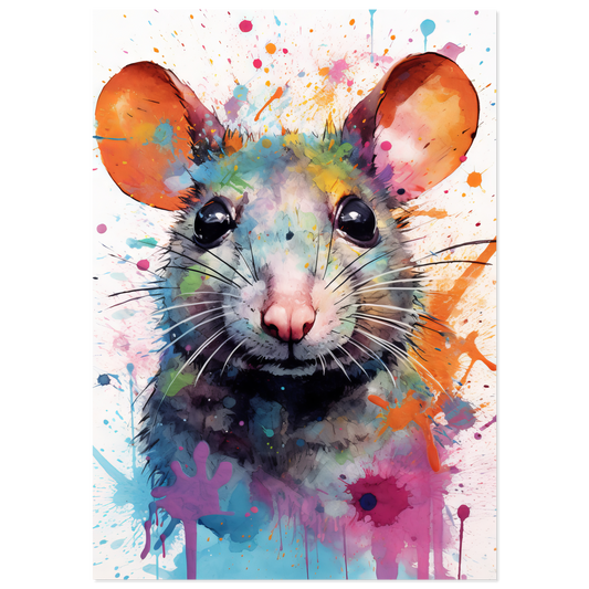 Ratte Pop-Art (RAT07)