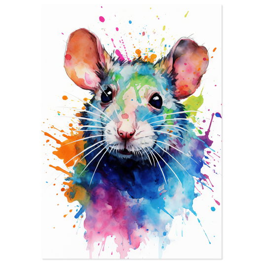 Ratte Pop-Art (RAT08)