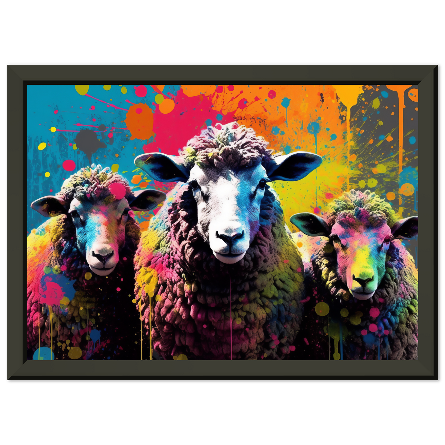 Schafe Schaf Pop-Art (SHEEP17)