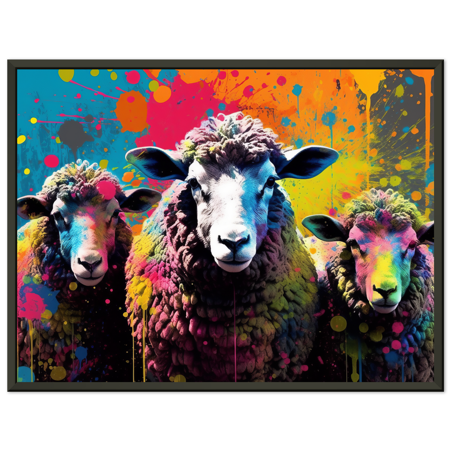 Schafe Schaf Pop-Art (SHEEP17)