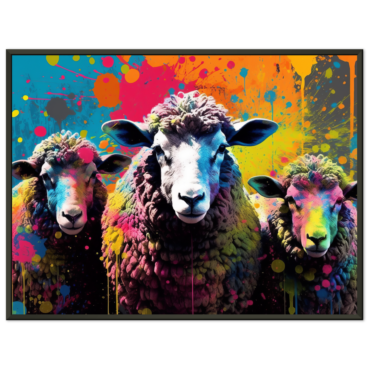 Schafe Schaf Pop-Art (SHEEP17)