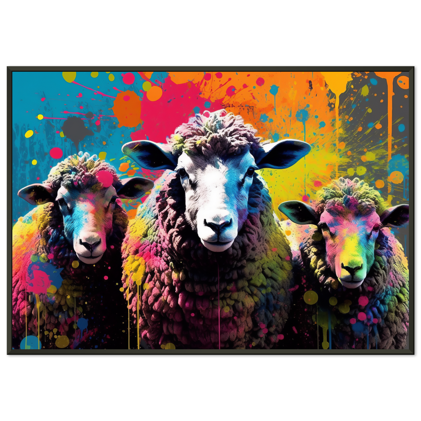 Schafe Schaf Pop-Art (SHEEP17)