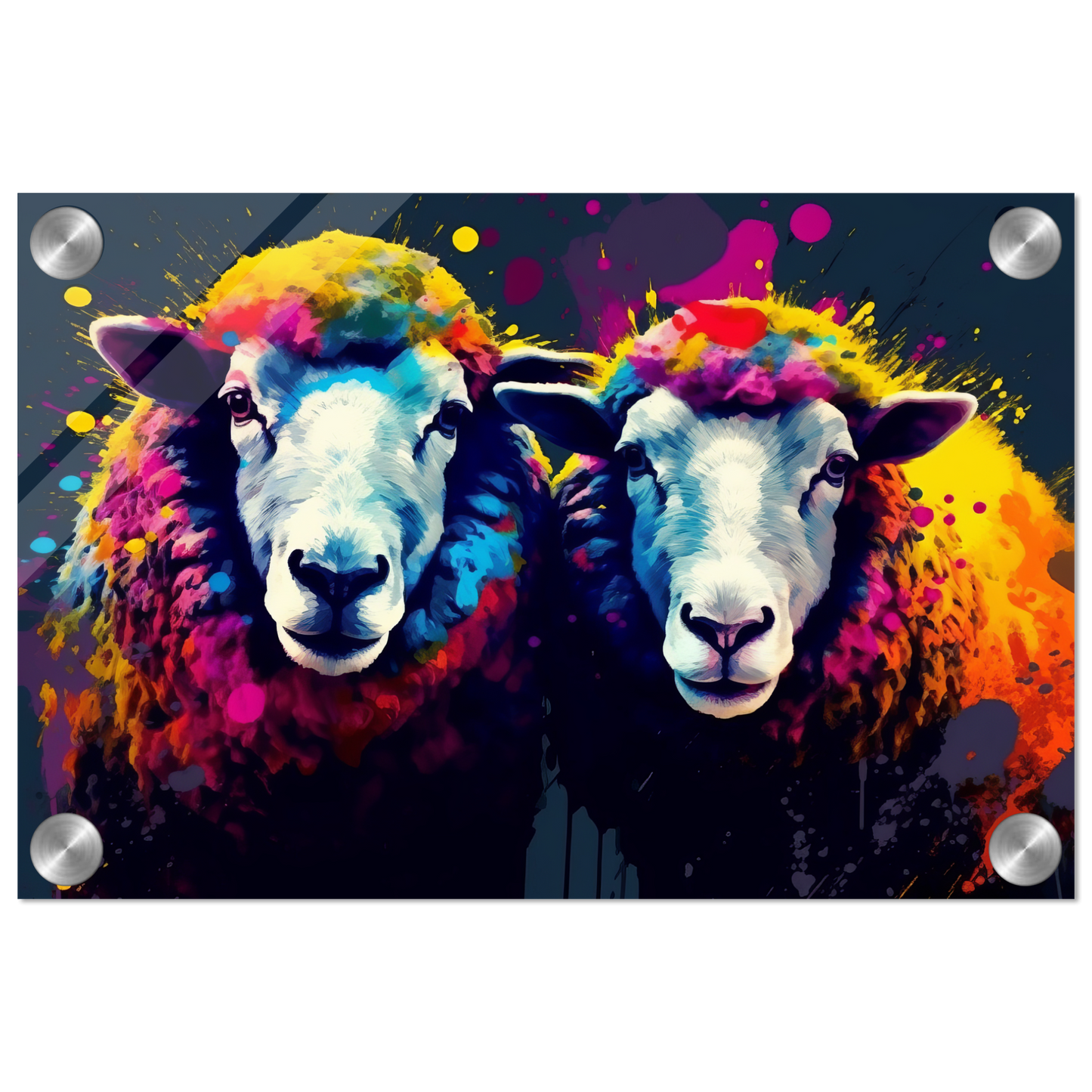 Schafe Schaf Pop-Art (SHEEP18)