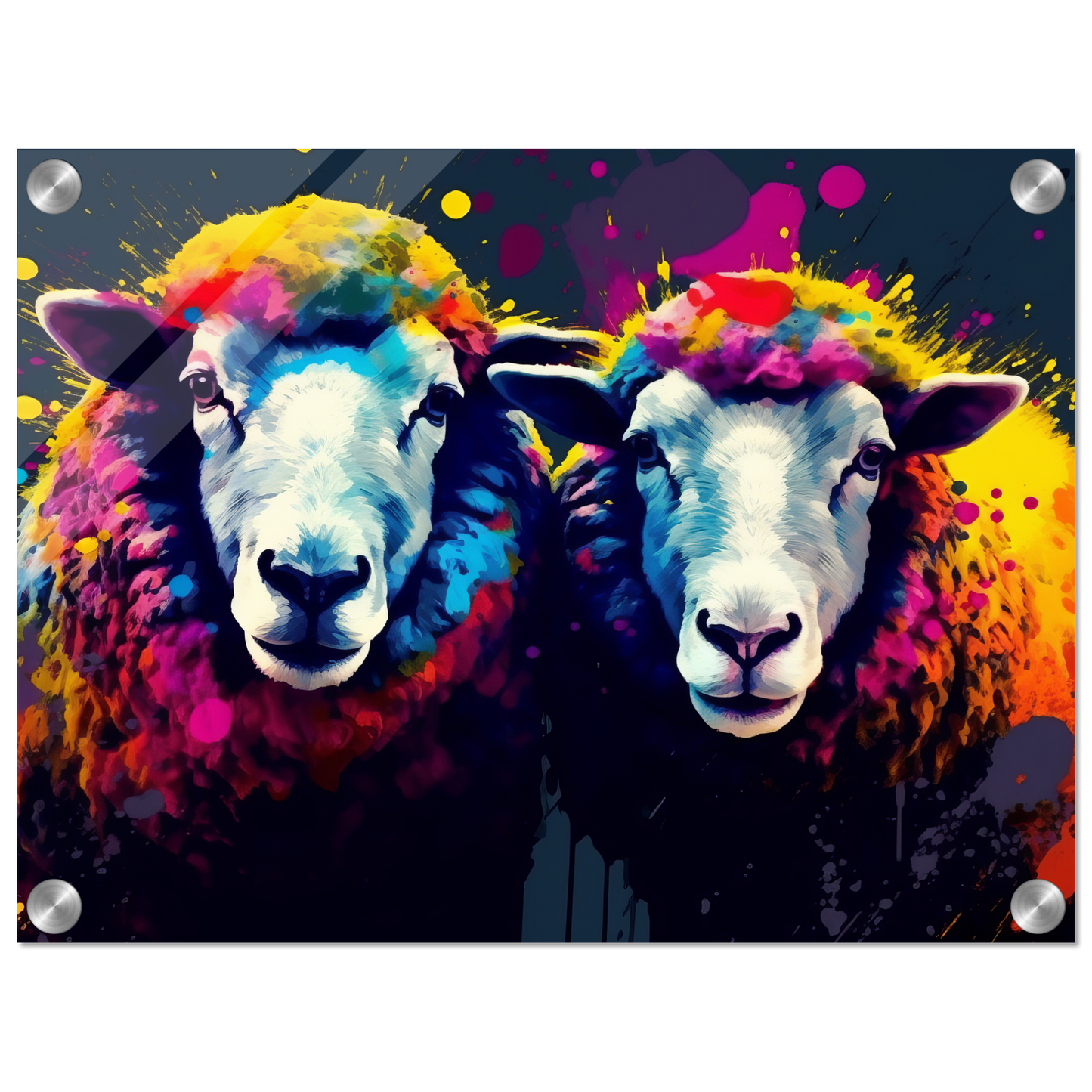 Schafe Schaf Pop-Art (SHEEP18)