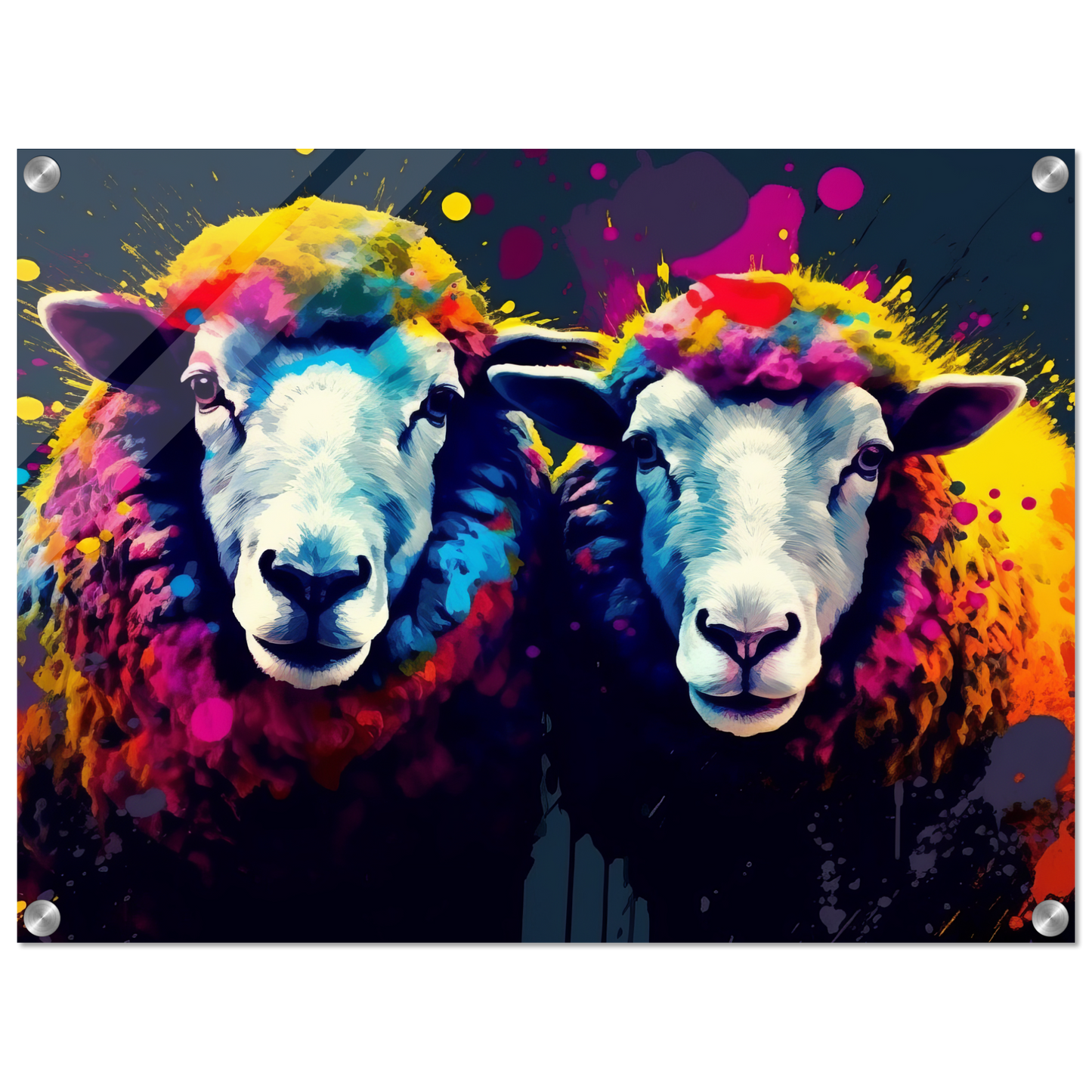 Schafe Schaf Pop-Art (SHEEP18)