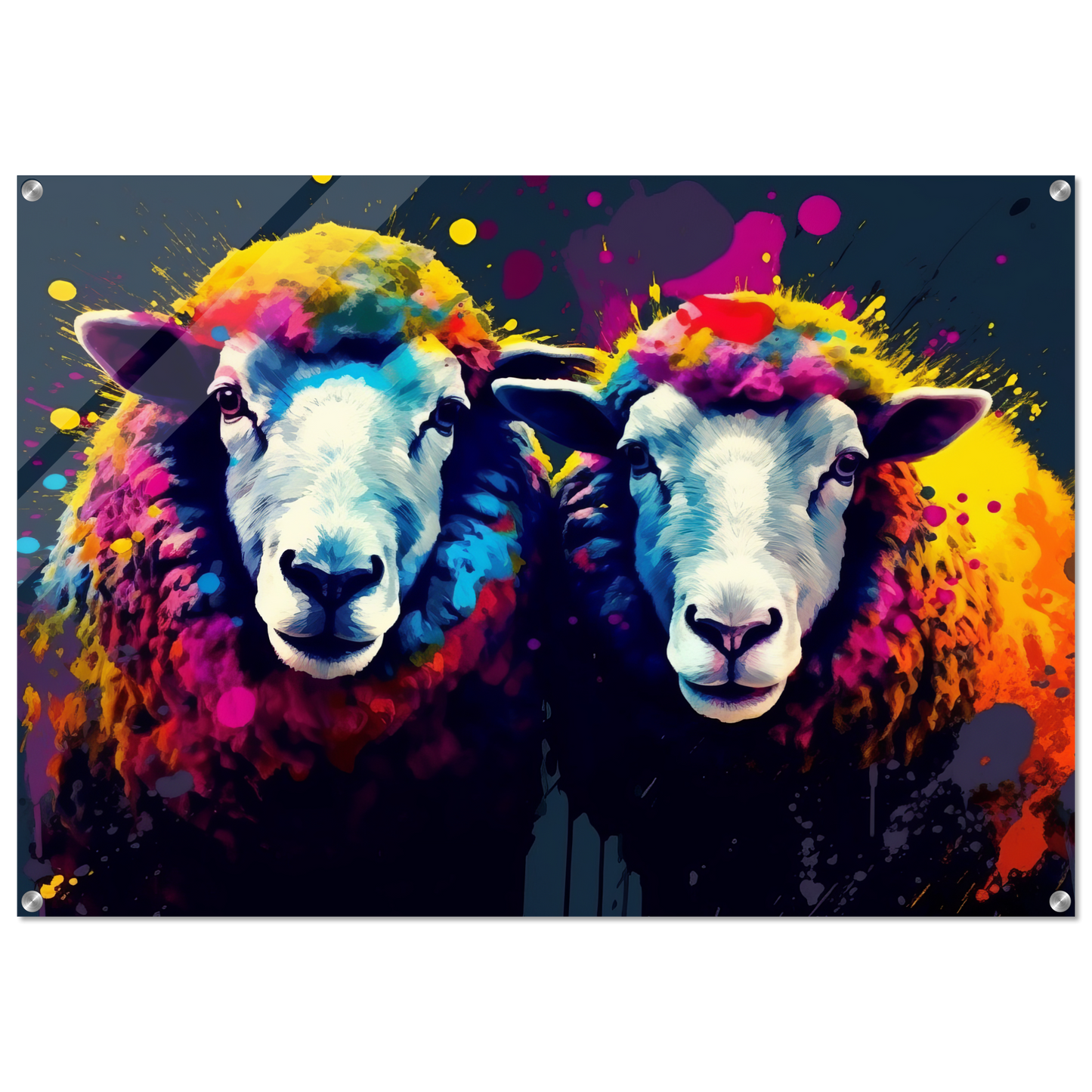 Schafe Schaf Pop-Art (SHEEP18)