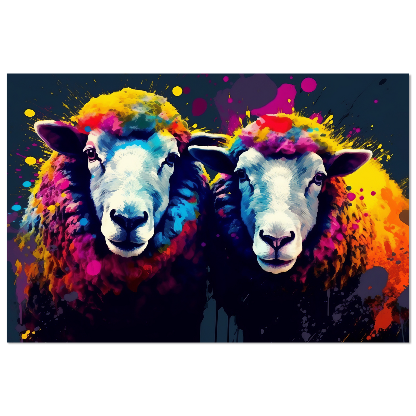 Schafe Schaf Pop-Art (SHEEP18)