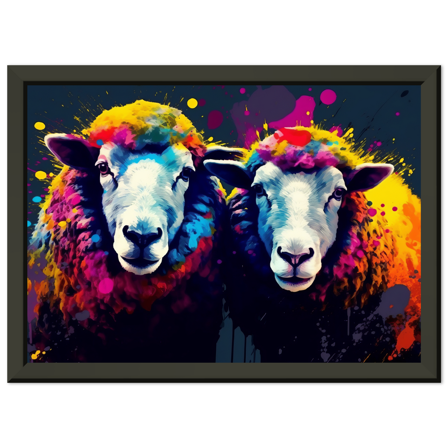 Schafe Schaf Pop-Art (SHEEP18)