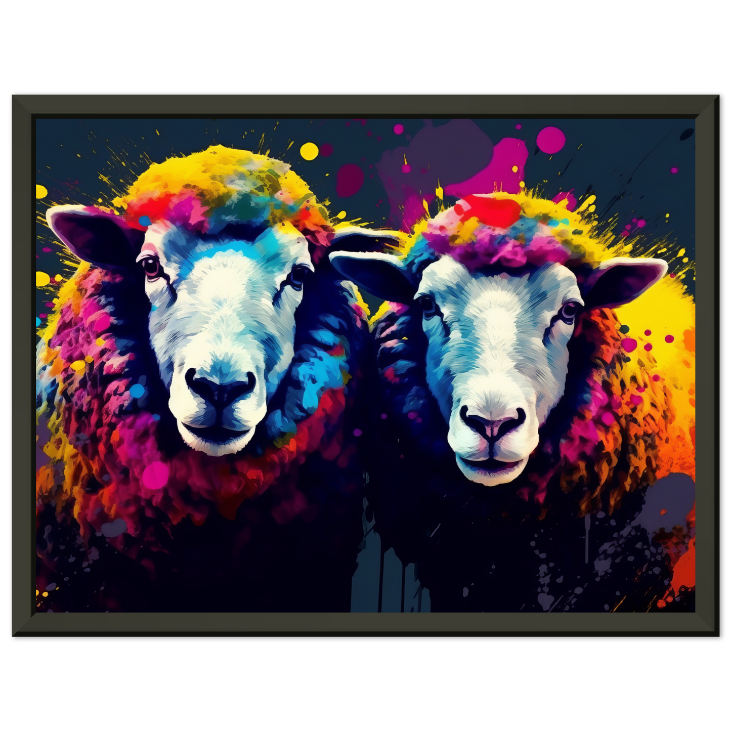 Schafe Schaf Pop-Art (SHEEP18)