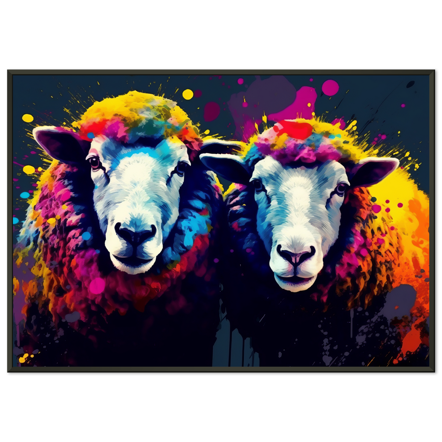 Schafe Schaf Pop-Art (SHEEP18)