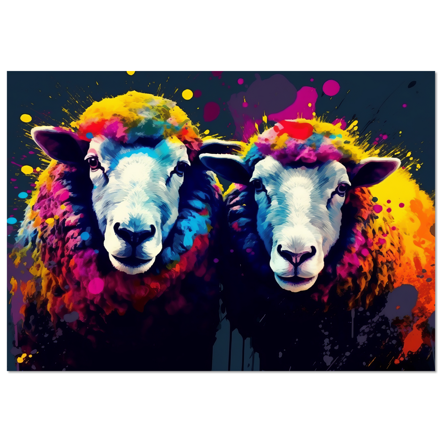 Schafe Schaf Pop-Art (SHEEP18)