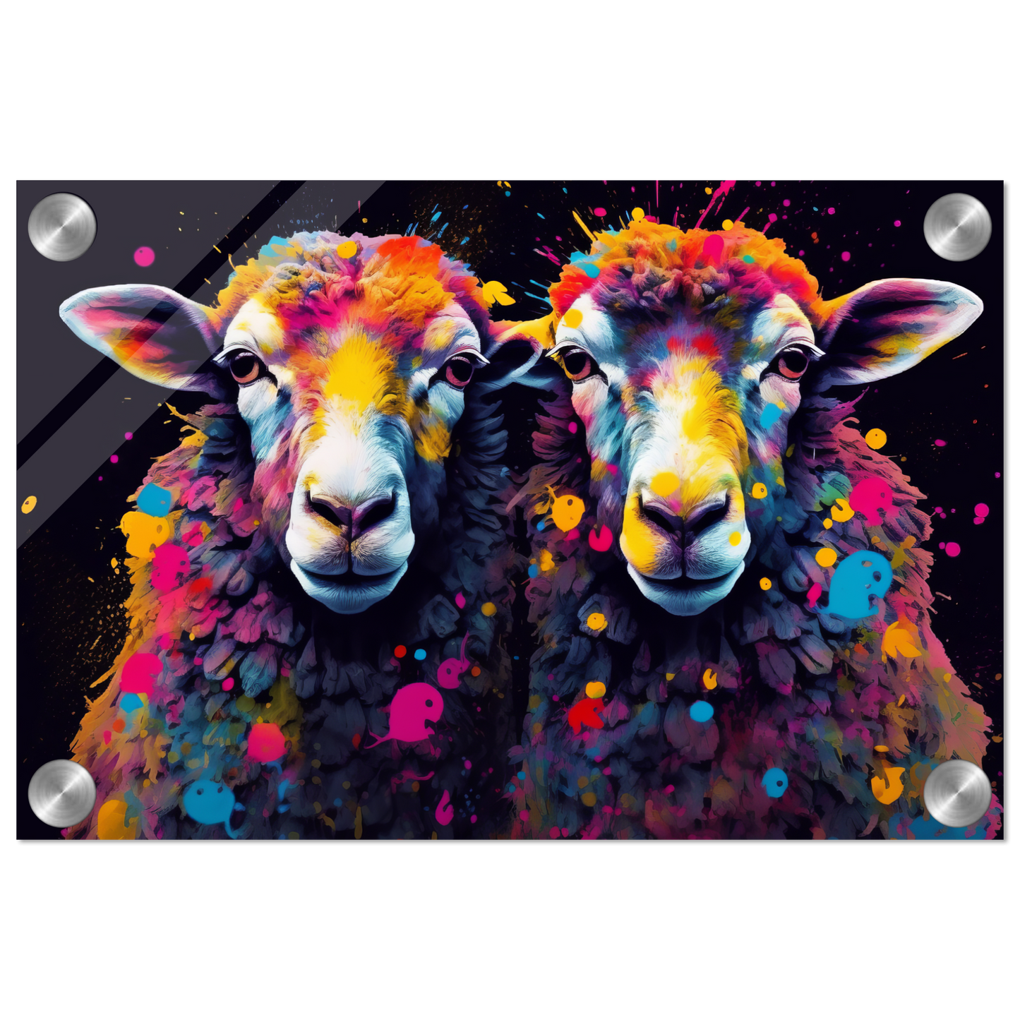 Schafe Schaf Pop-Art (SHEEP19)