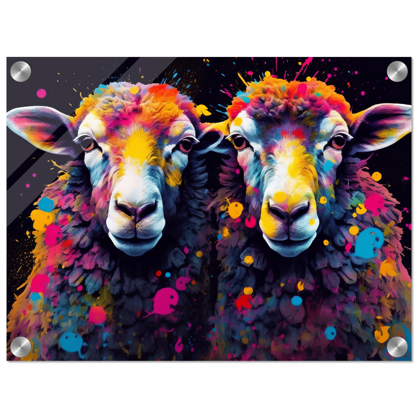 Schafe Schaf Pop-Art (SHEEP19)
