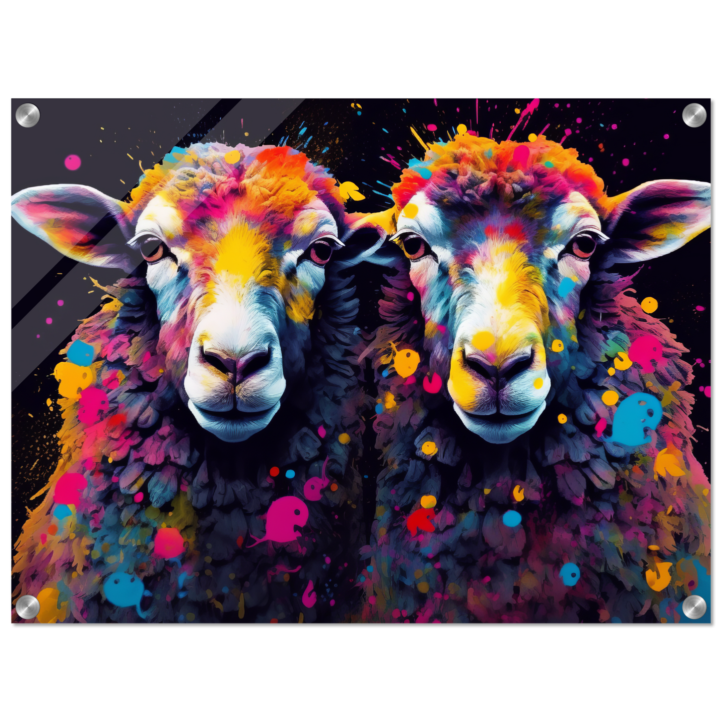 Schafe Schaf Pop-Art (SHEEP19)