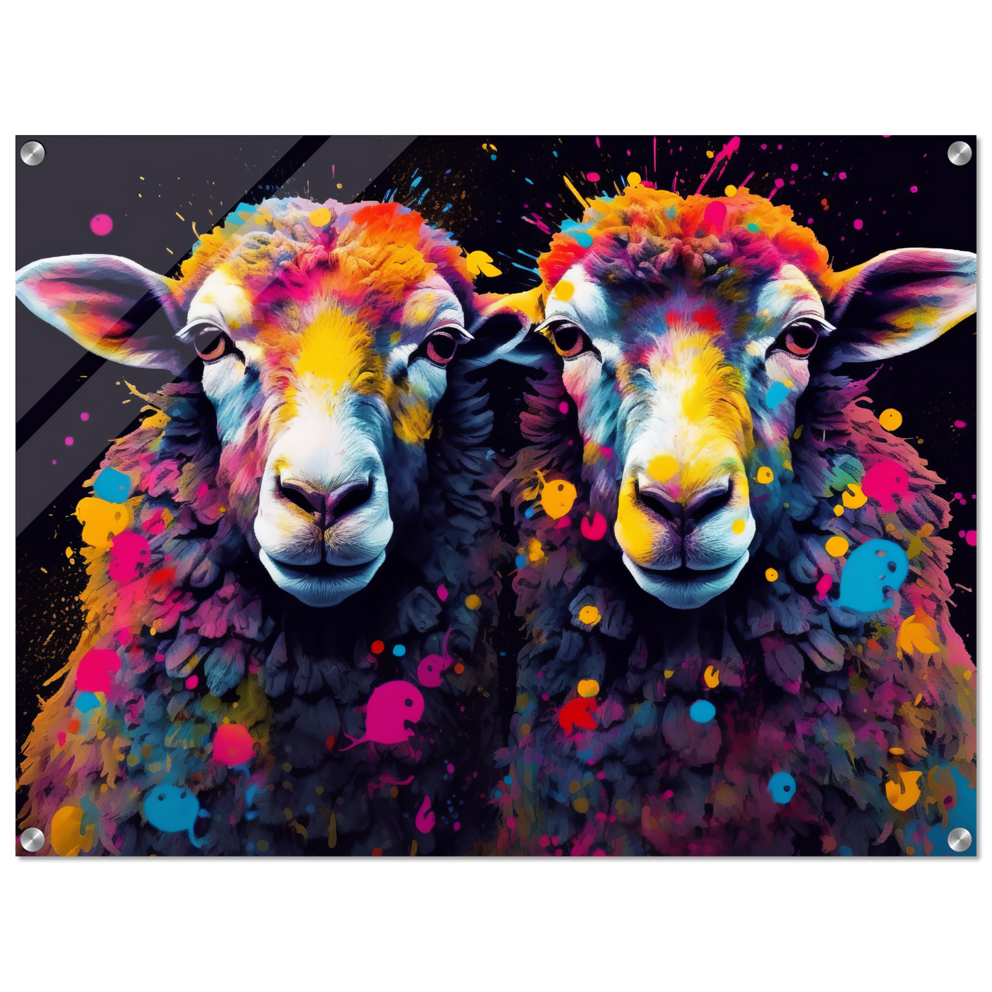 Schafe Schaf Pop-Art (SHEEP19)