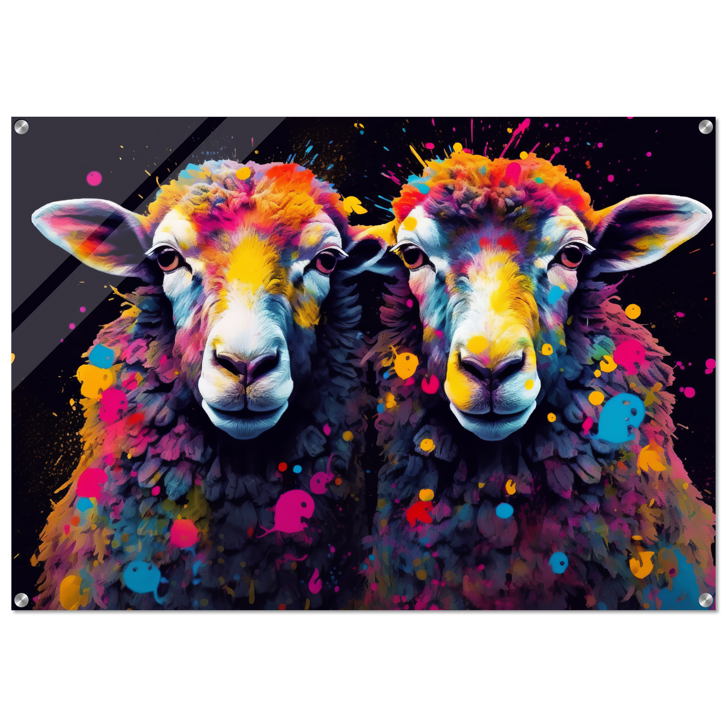 Schafe Schaf Pop-Art (SHEEP19)