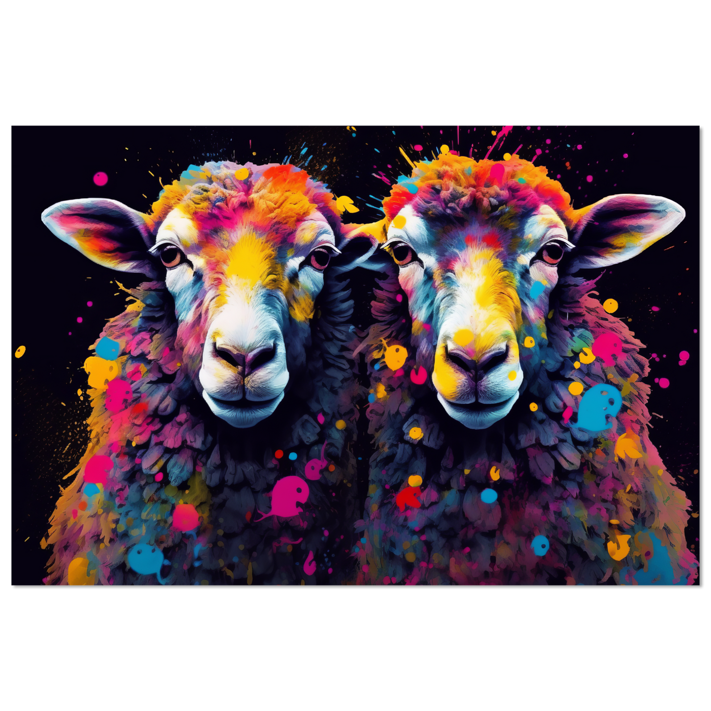 Schafe Schaf Pop-Art (SHEEP19)