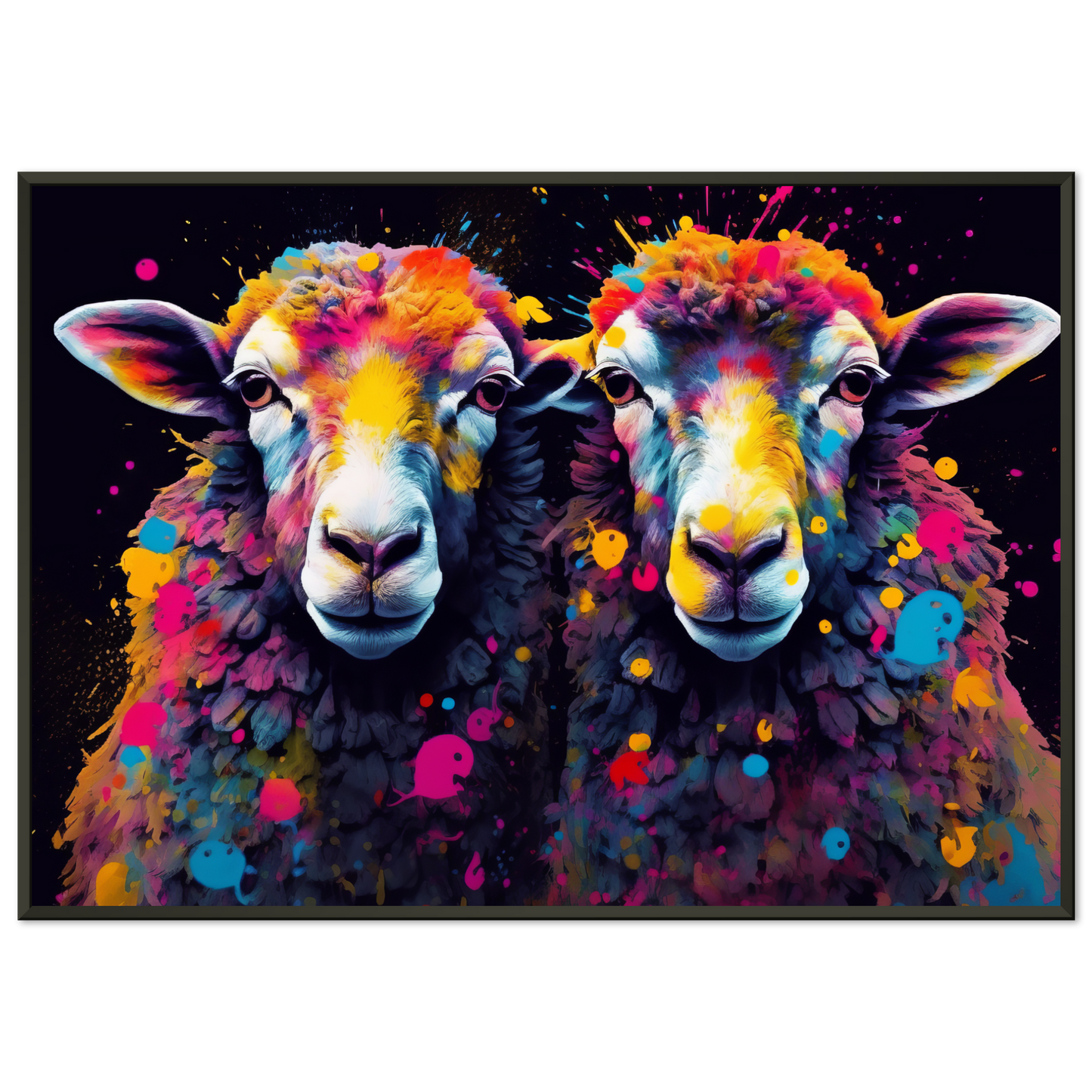 Schafe Schaf Pop-Art (SHEEP19)