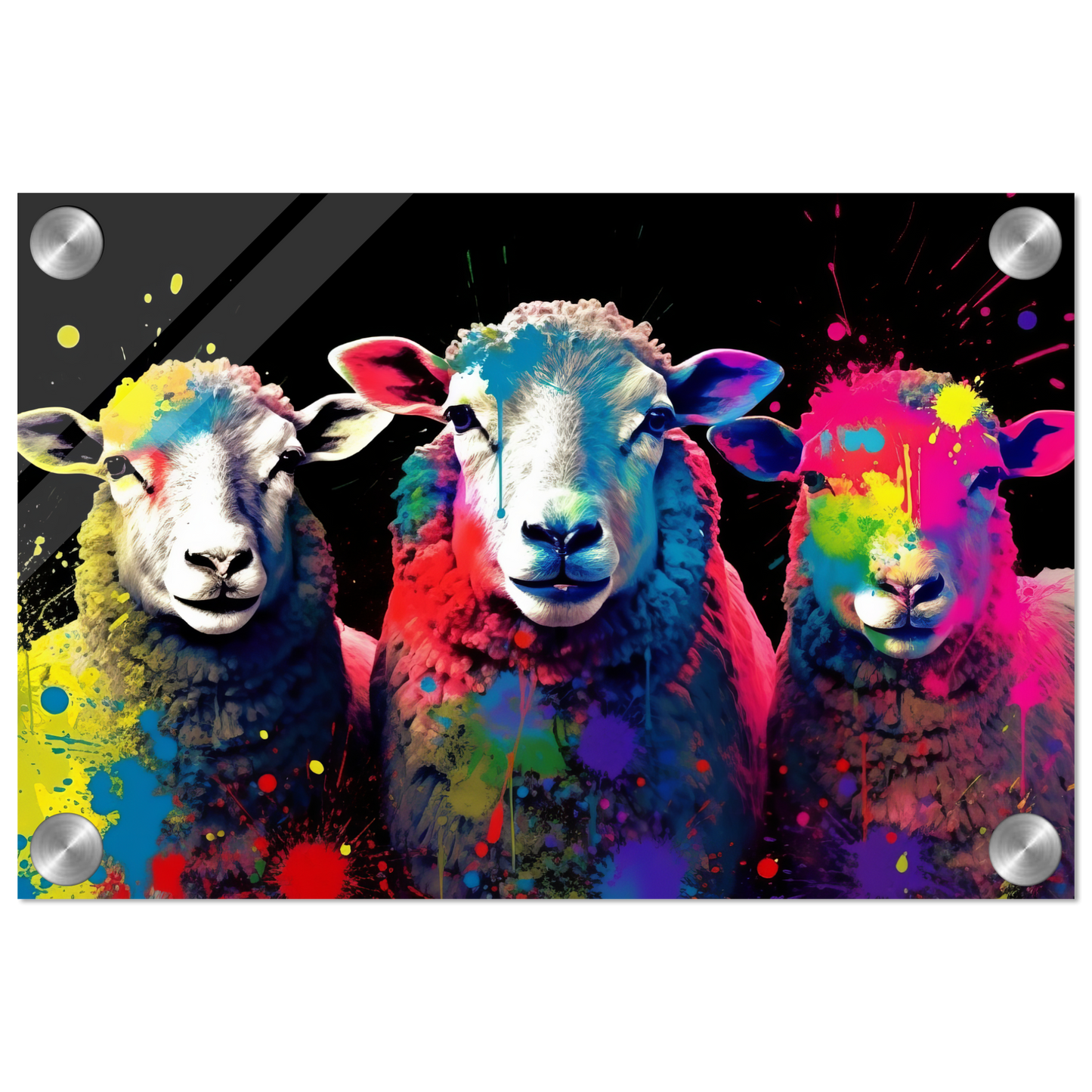 Schafe Schaf Pop-Art (SHEEP20)