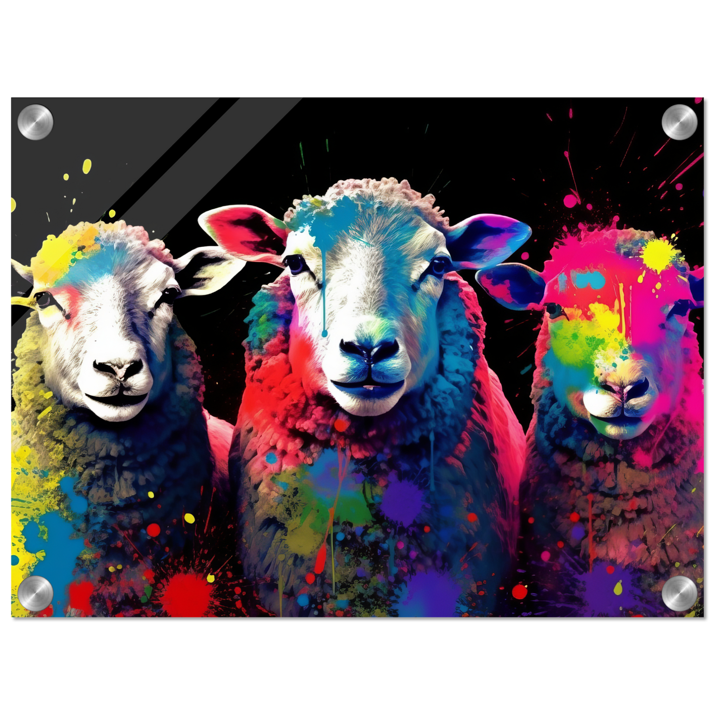 Schafe Schaf Pop-Art (SHEEP20)