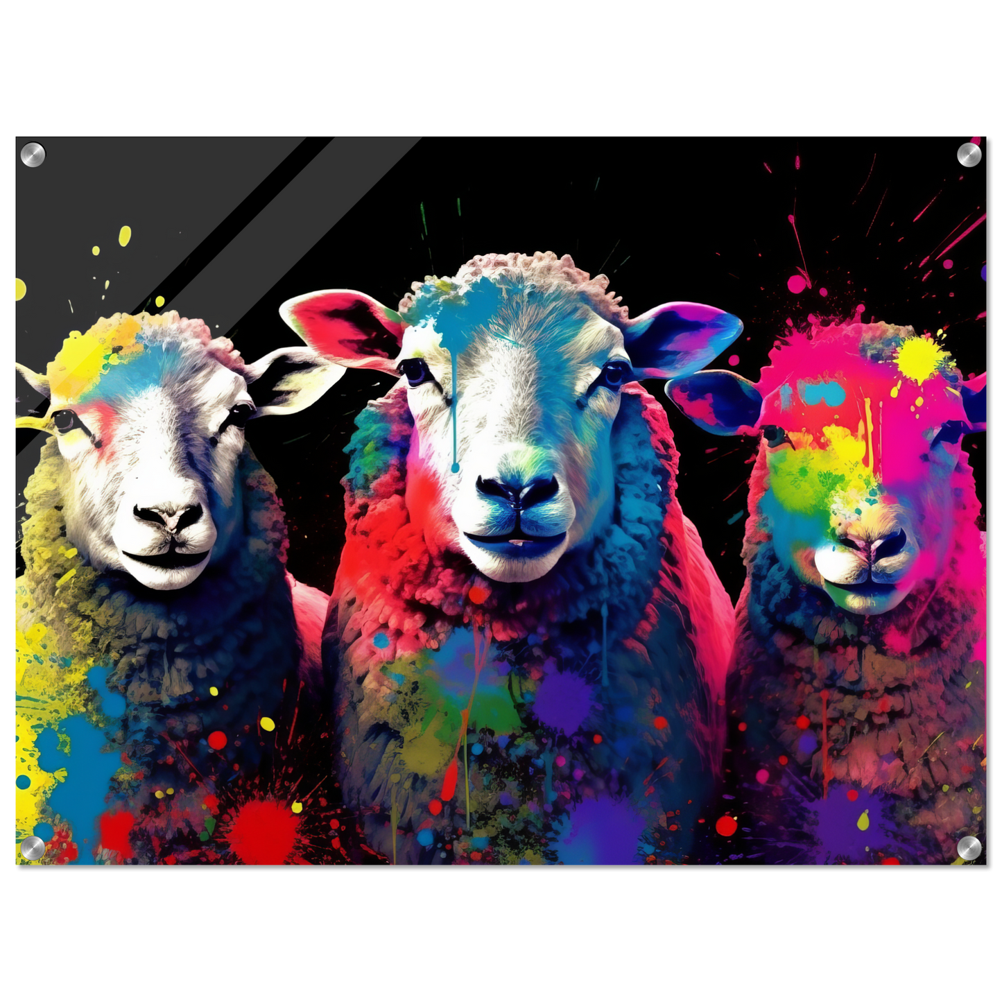 Schafe Schaf Pop-Art (SHEEP20)