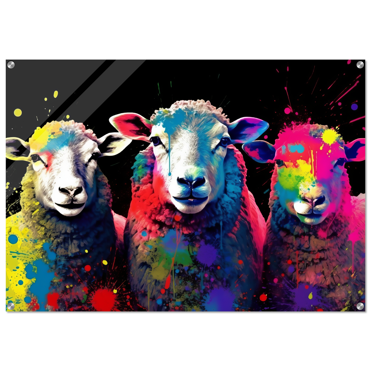 Schafe Schaf Pop-Art (SHEEP20)