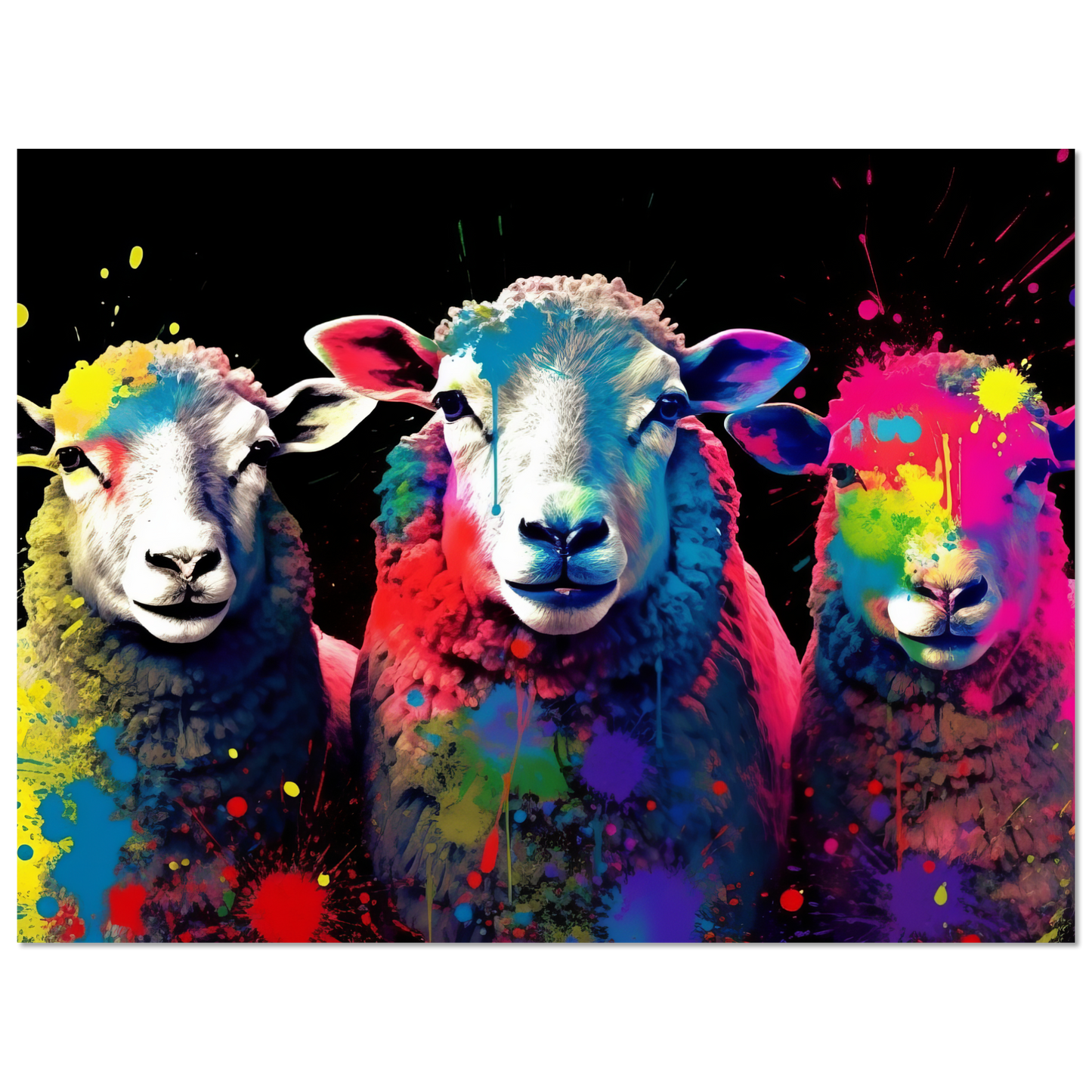 Schafe Schaf Pop-Art (SHEEP20)