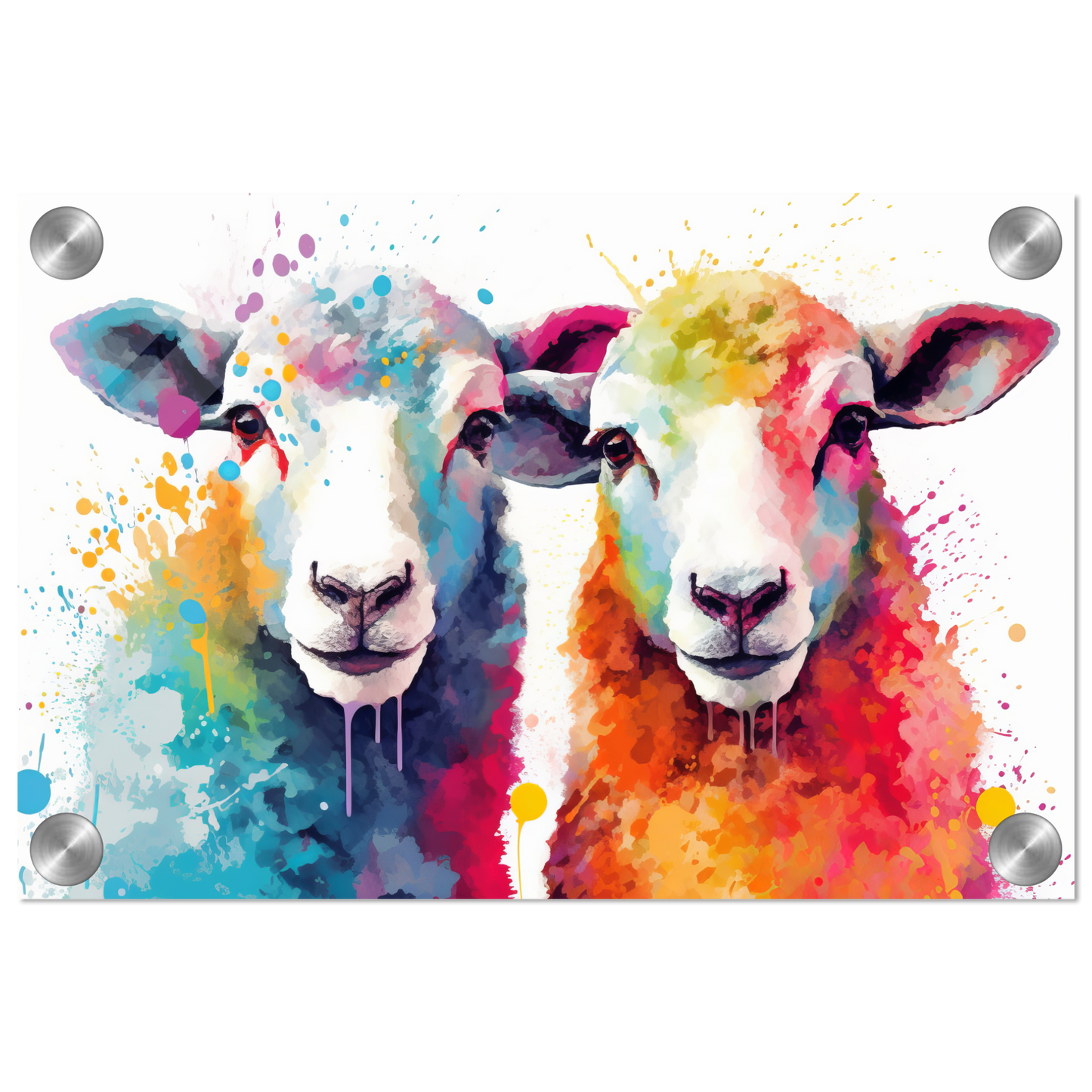 Schafe Schaf Pop-Art (SHEEP21)