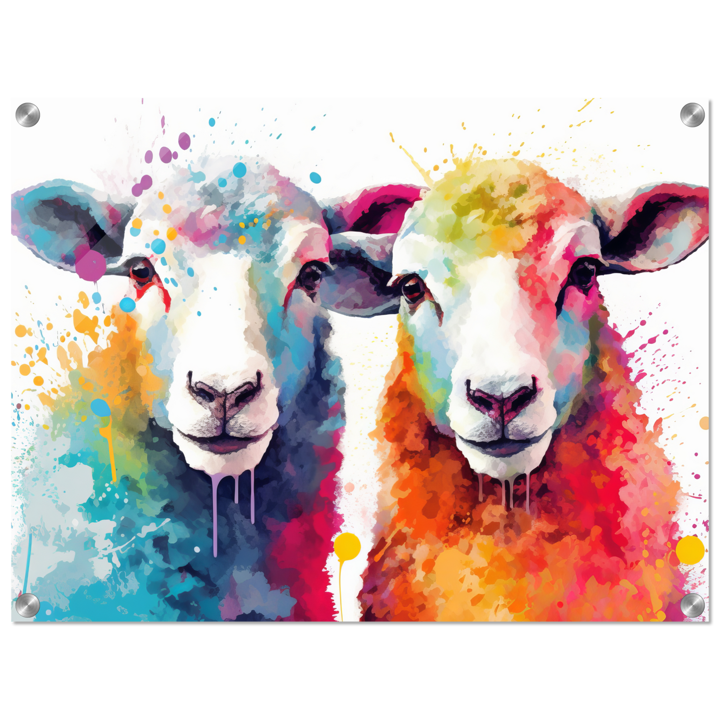 Schafe Schaf Pop-Art (SHEEP21)