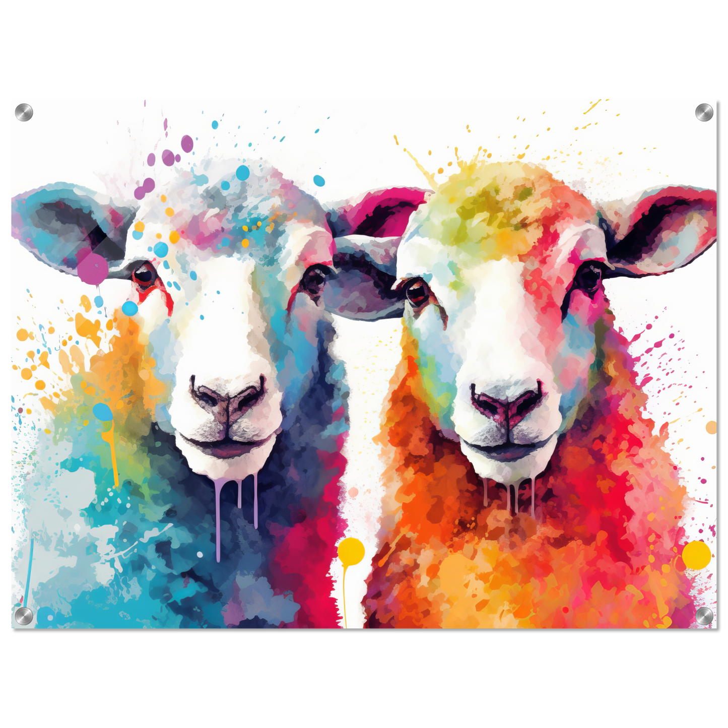 Schafe Schaf Pop-Art (SHEEP21)