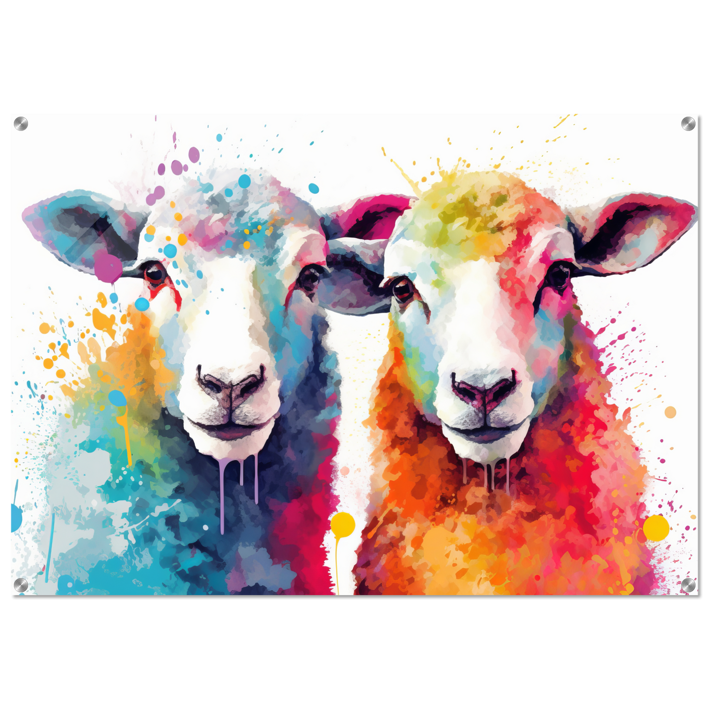 Schafe Schaf Pop-Art (SHEEP21)