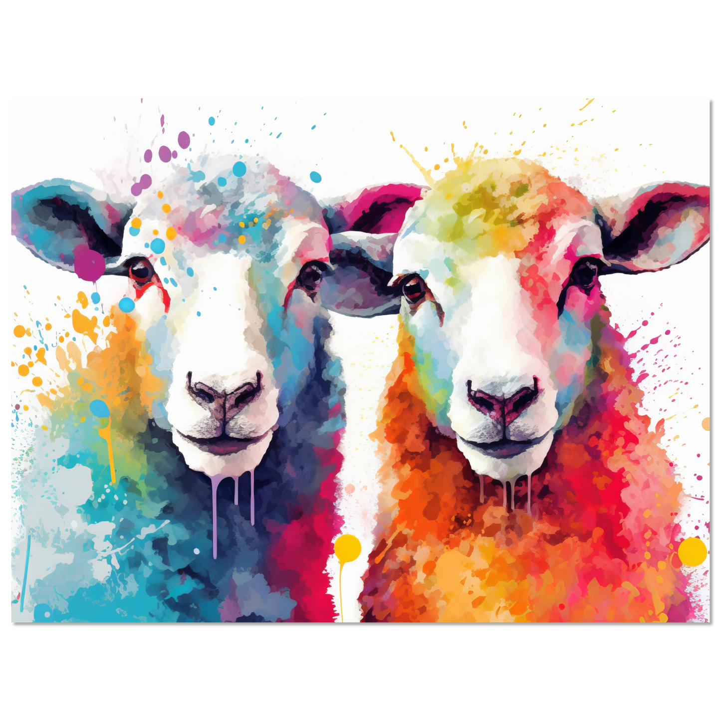 Schafe Schaf Pop-Art (SHEEP21)