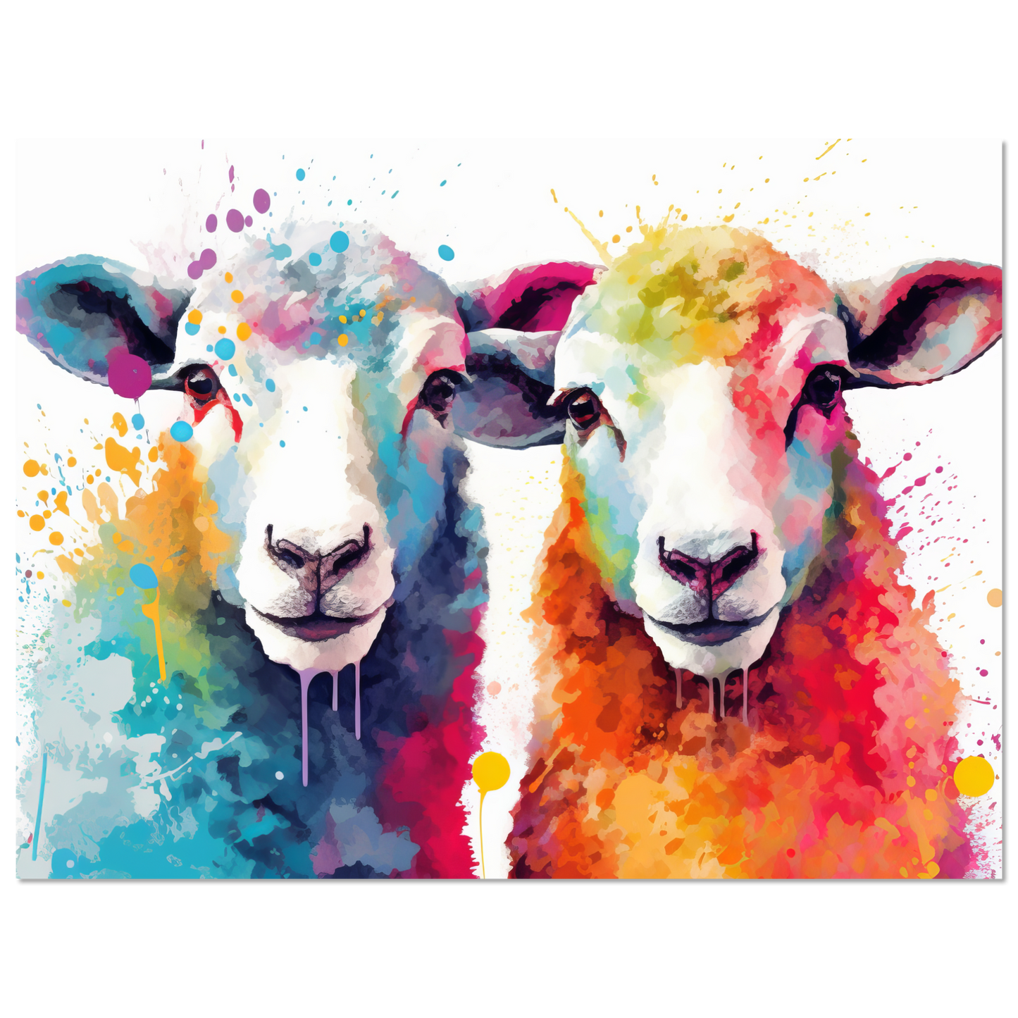 Schafe Schaf Pop-Art (SHEEP21)