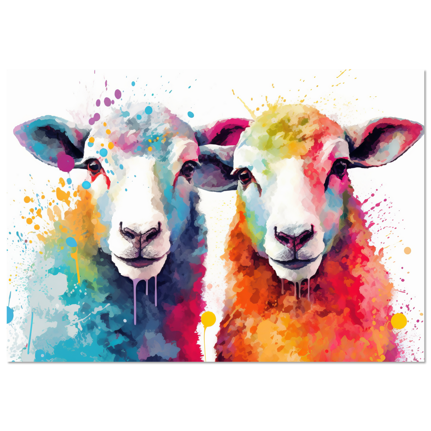 Schafe Schaf Pop-Art (SHEEP21)