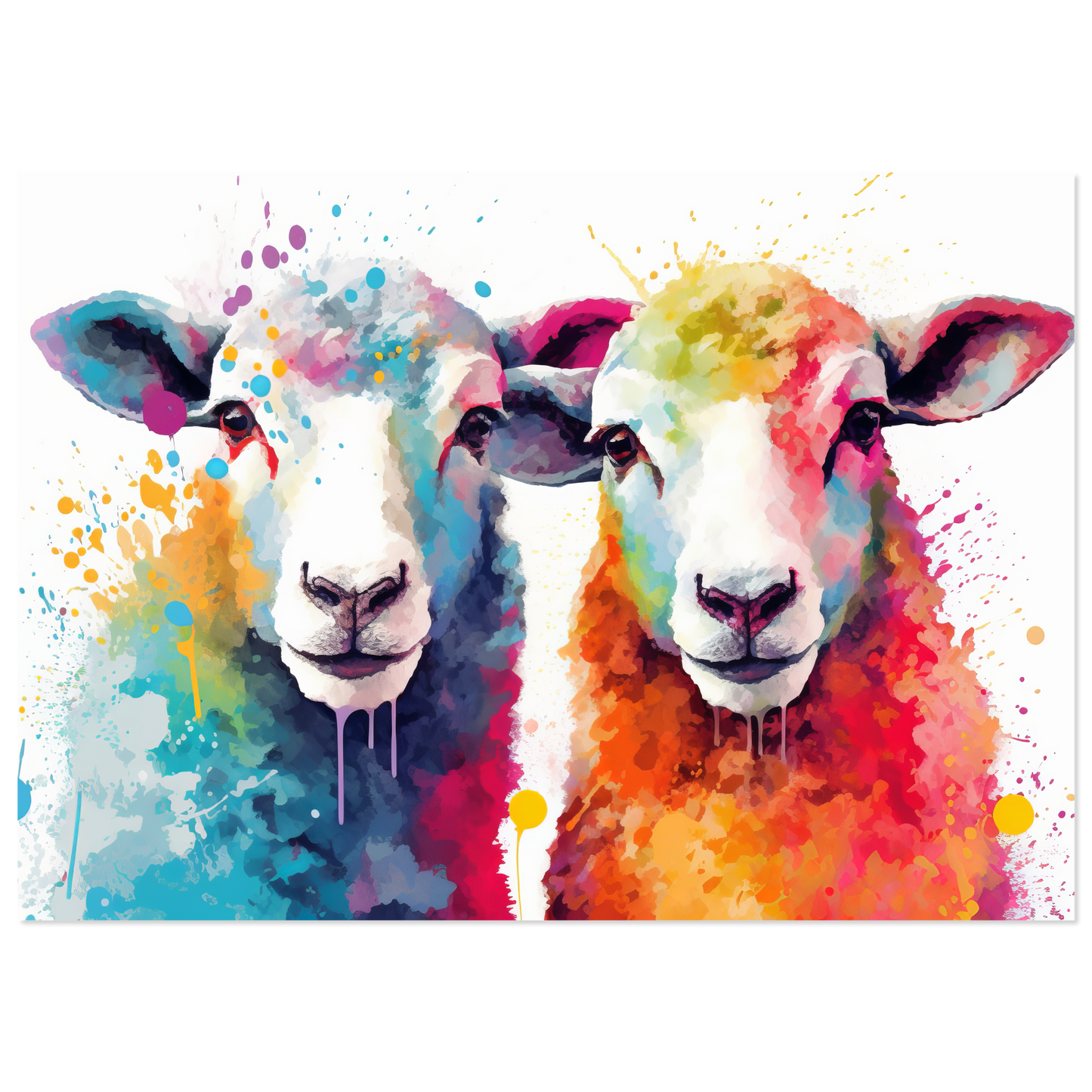 Schafe Schaf Pop-Art (SHEEP21)