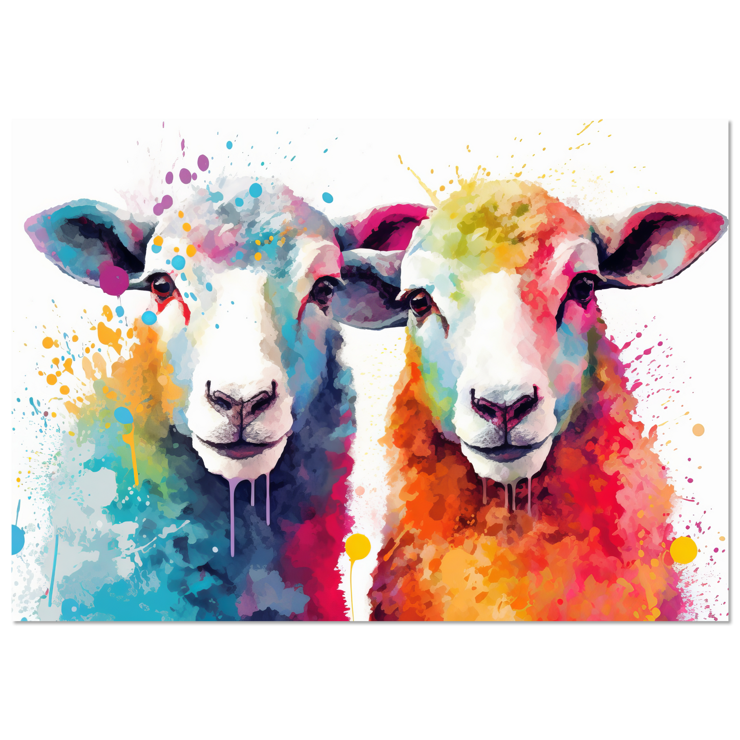 Schafe Schaf Pop-Art (SHEEP21)