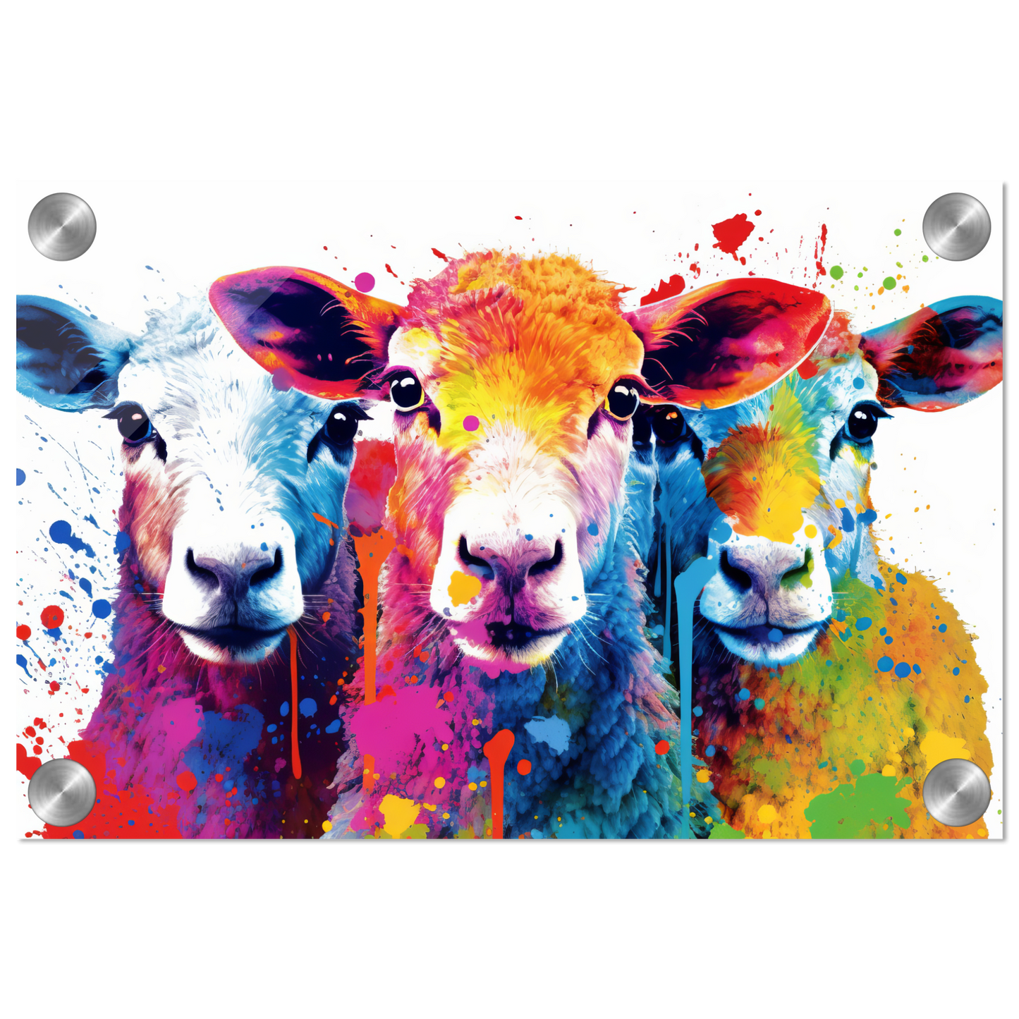 Schafe Schaf Pop-Art (SHEEP23)