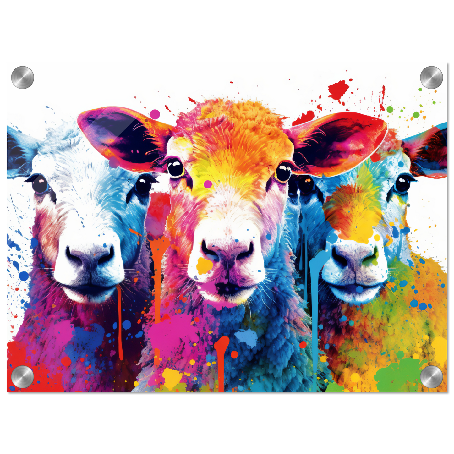 Schafe Schaf Pop-Art (SHEEP23)