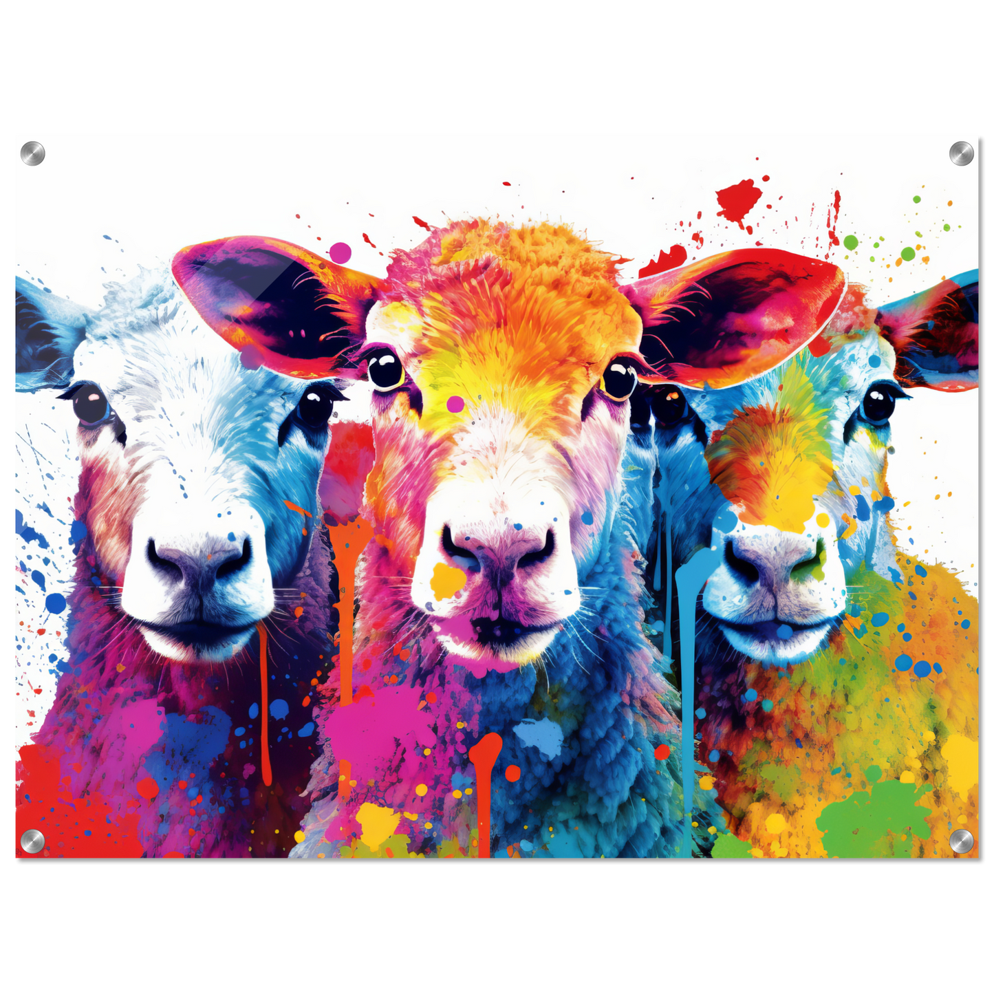 Schafe Schaf Pop-Art (SHEEP23)