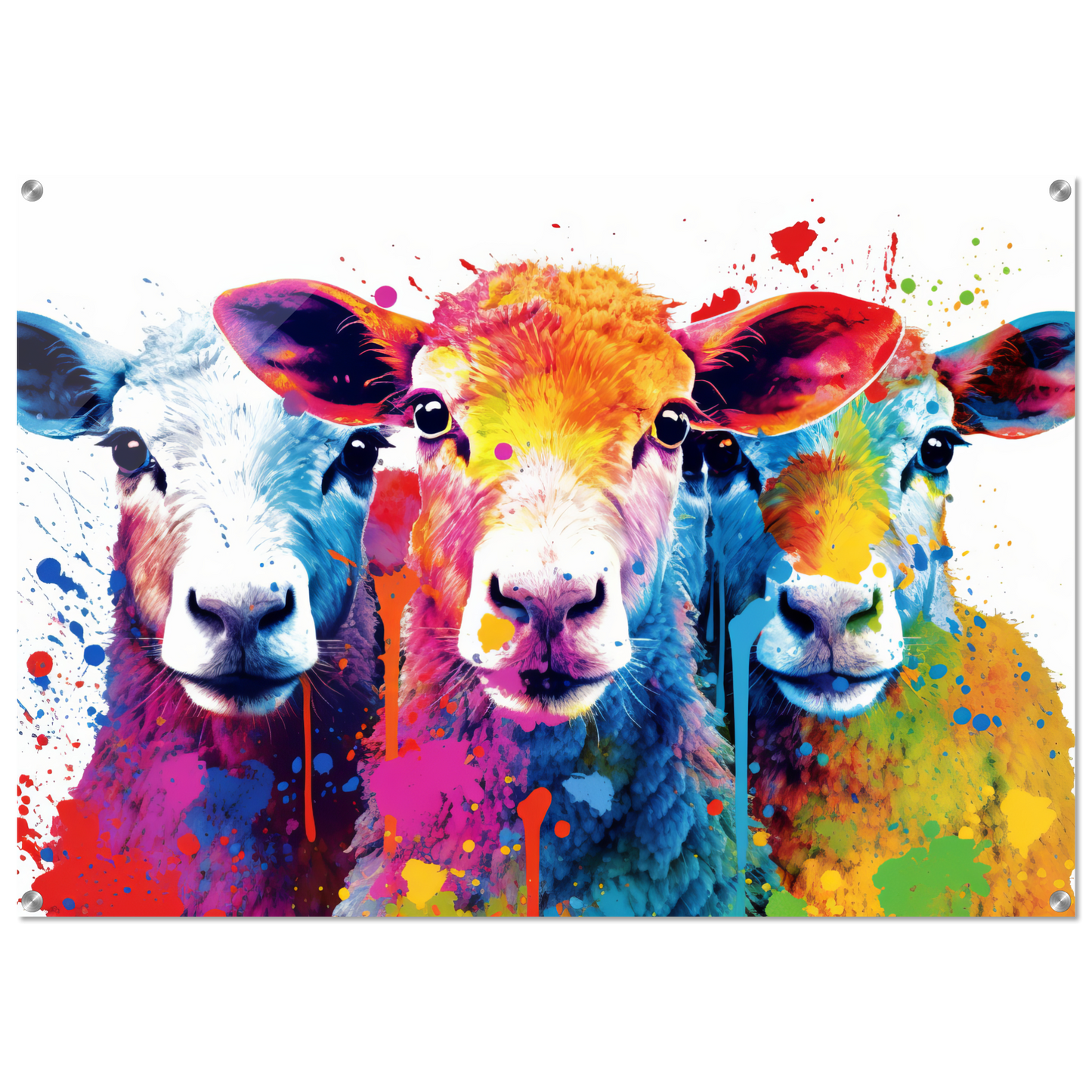 Schafe Schaf Pop-Art (SHEEP23)
