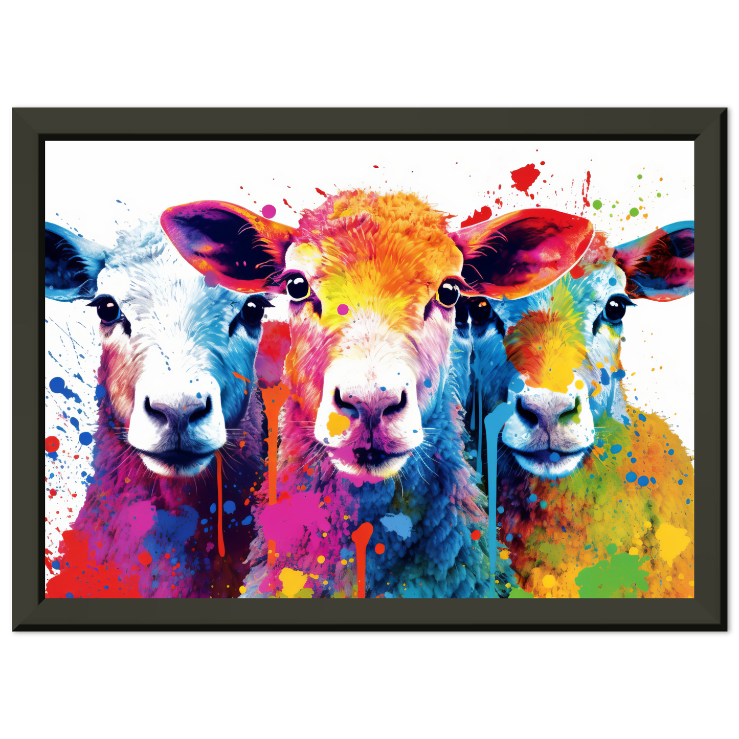 Schafe Schaf Pop-Art (SHEEP23)
